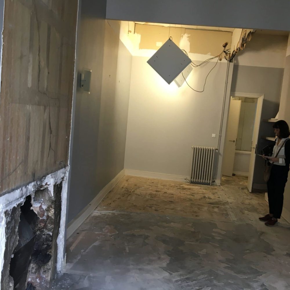 L'agence en travaux