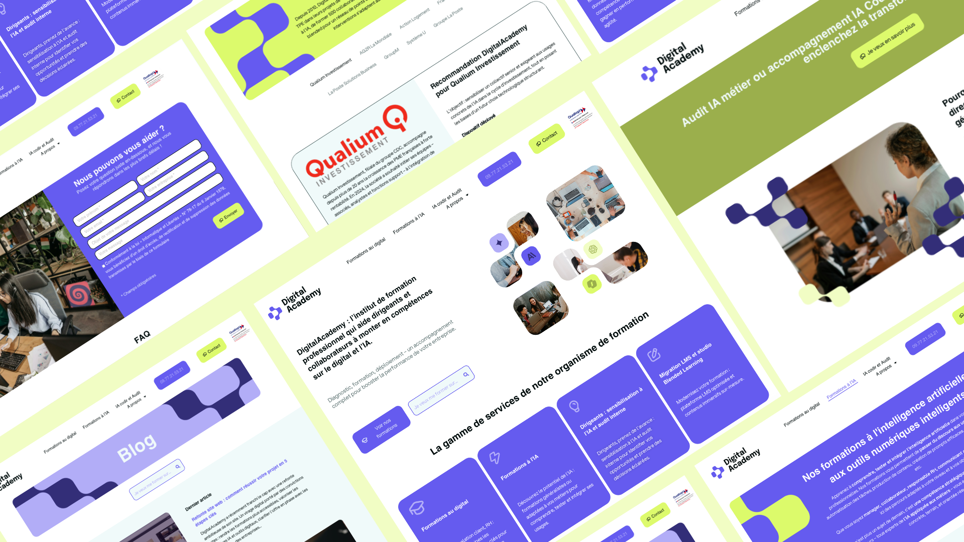 Captures pages DigitalAcademy