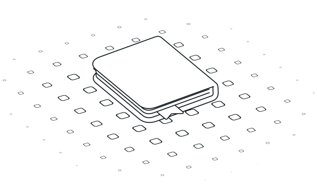 Illustration en 3D d'un carnet ou dossier fermé, symbole de cahier des charges